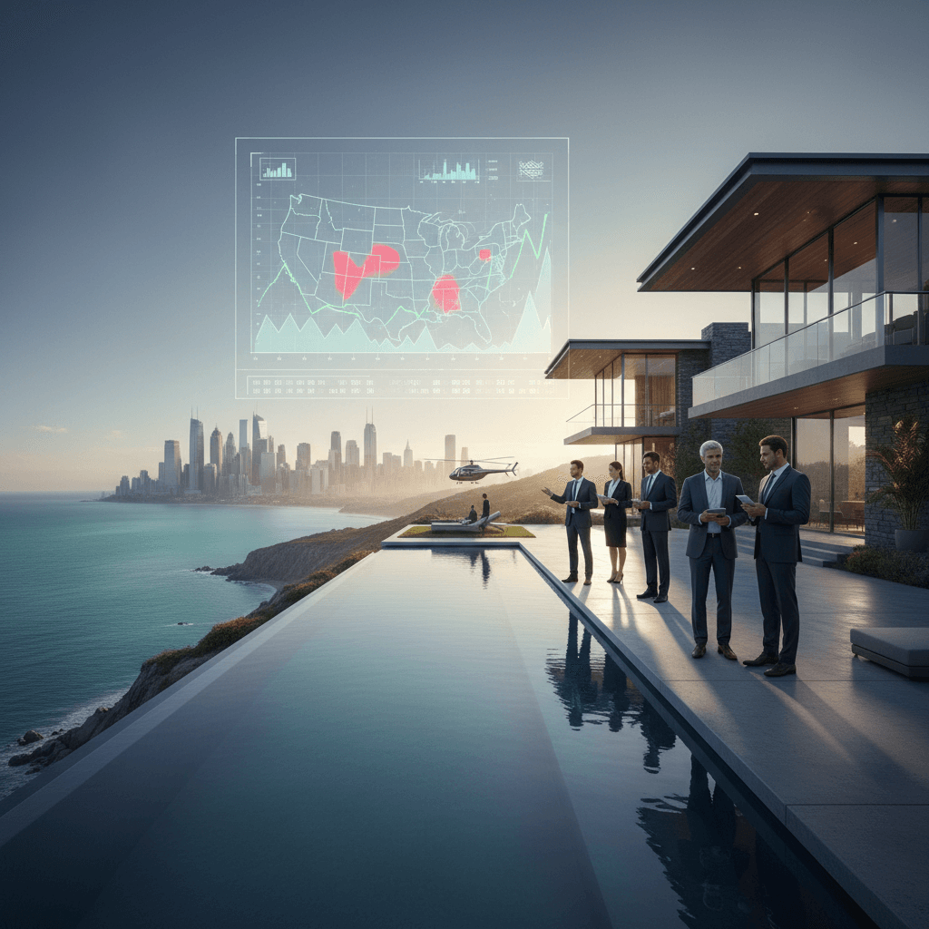 The New Geography of Exclusive Real Estate in America