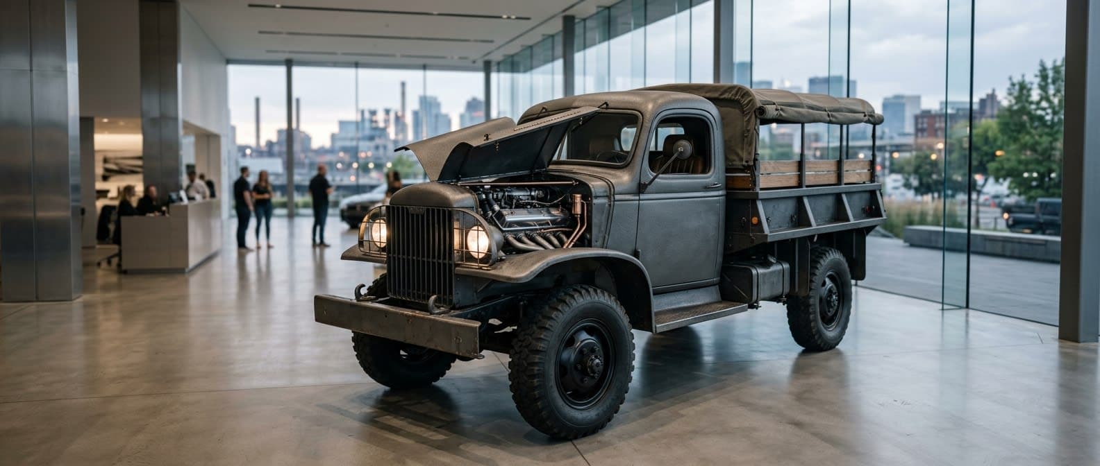A War-Surviving V12 Masterpiece Emerges in the Custom Truck Market