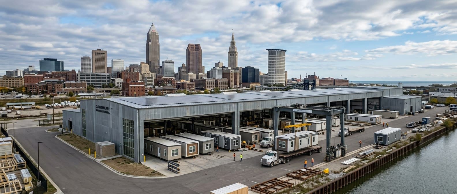 Cleveland Turns to Modular Manufacturing to Address Urban Housing Shortfalls